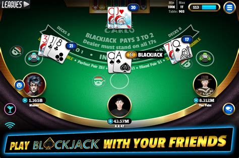 Blackjack com amigos on line