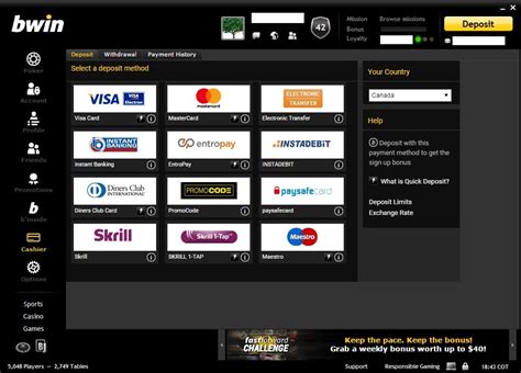 Bwin player complains about unauthorized deposits
