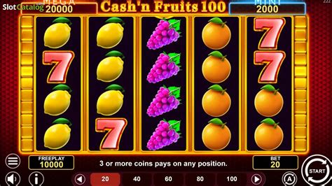 Cash N Fruits 100 Hold Win Sportingbet