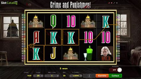 Crime And Punishment Slot Grátis