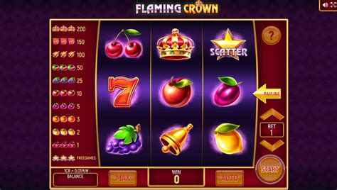 Flaming Crown Pull Tabs Betsson