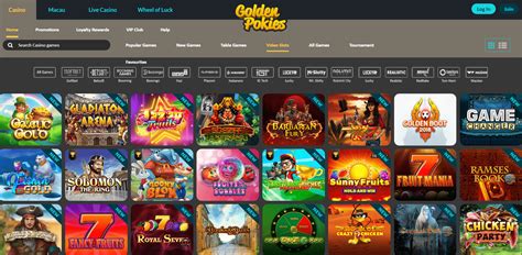 Golden pokies casino codigo promocional