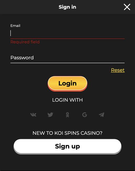 Koi spins casino login