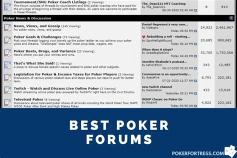Nos sites de poker forum