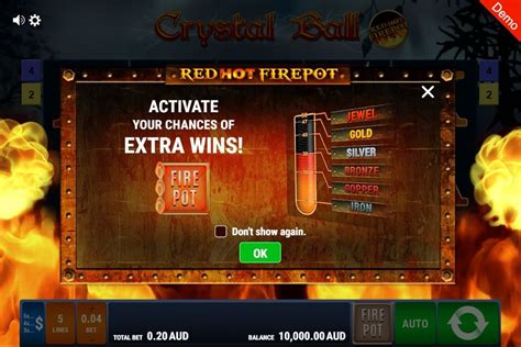 Play Crystal Ball Red Hot Firepot slot