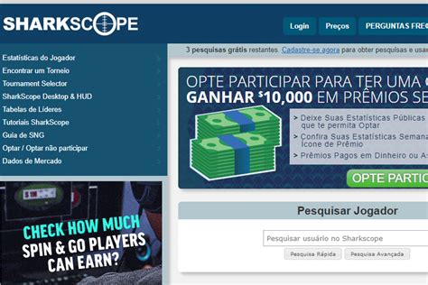 Poker online estatísticas de tubarão