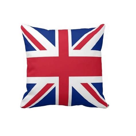 Preto branco union jack almofadas