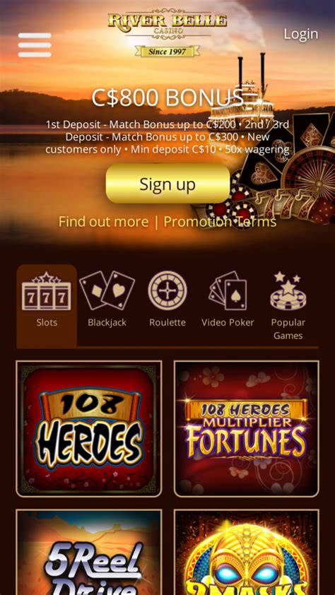 River belle casino app