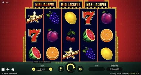 Sizzling Blaze Jackpot 888 Casino