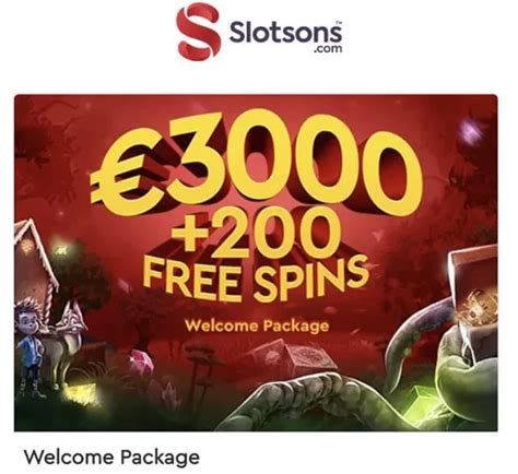 Slotsons casino online
