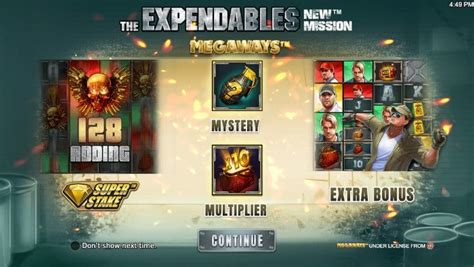 The Expendables New Mission Megaways Parimatch