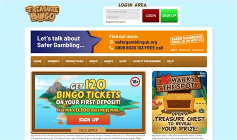 Treasure bingo casino login