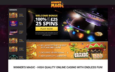 Winner s magic casino online